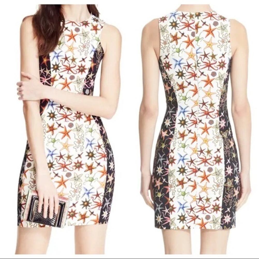 Versace Collection Starfish Print Sheath Dress – Size 44 (Fits US 6)
